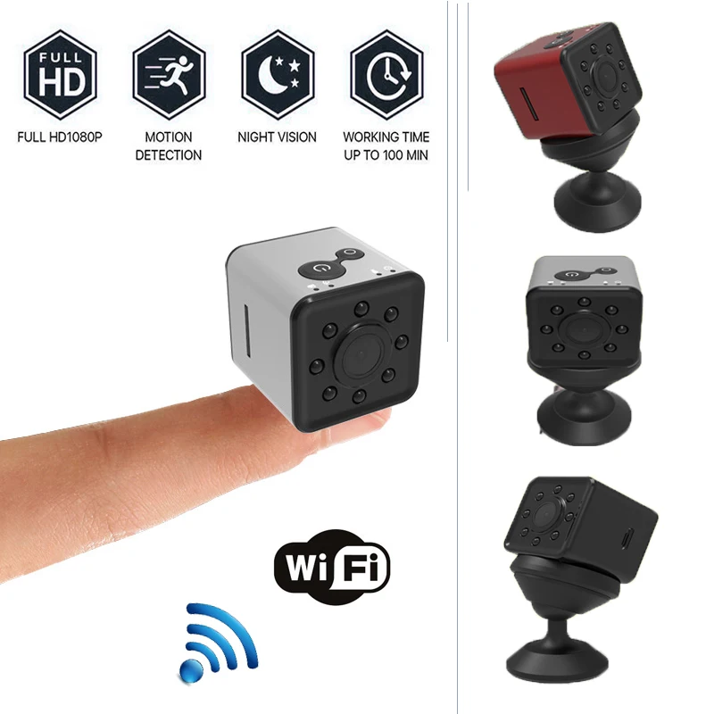 Мини-камера SQ13 Wi-Fi HD 1080P датчик ночного видения | Электроника