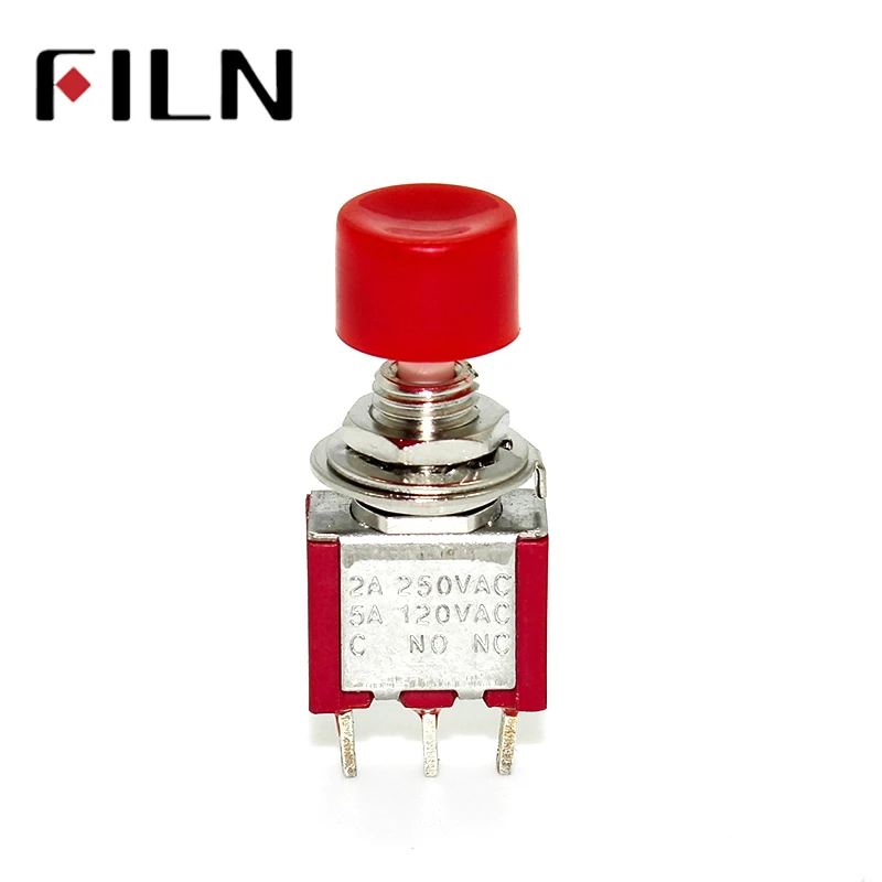 Red ON-(ON) small Toggle Switches 3Pin 6mm Mini Momentary Automatic return Push Button Switch
Red ON-(ON) small Toggle Switches 3Pin 6mm Mini Momentary Automatic return Push Button Switch