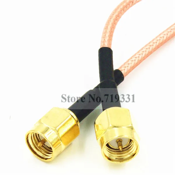 SMA Male Plug to SMA Male Plug Straight Crimp RG316 Cable Pigtail 20CM 100CM Length
SMA Male Plug to SMA Male Plug Straight Crimp RG316 Cable Pigtail 20CM 100CM Length