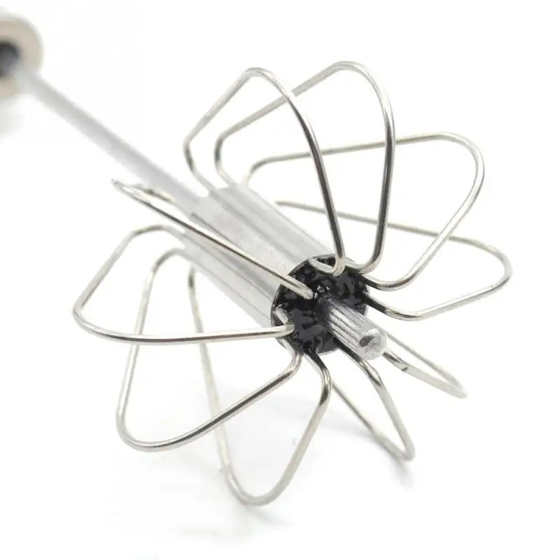 New Arrival Stainless Whisk Stirrer Mixing Mixer Egg Beater Foamer Rotate Hand Kitchen Tool Wholesale
New Arrival Stainless Whisk Stirrer Mixing Mixer Egg Beater Foamer Rotate Hand Kitchen Tool Wholesale