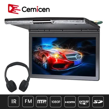 17.3 Inch Car Ceiling Monitor 1920x1080 MP5 Flip Down Roof Mount Car DVD Player with IR FM Transmitter HDMI USB SD Speaker Games
17.3 Inch Car Ceiling Monitor 1920x1080 MP5 Flip Down Roof Mount Car DVD Player with IR FM Transmitter HDMI USB SD Speaker Games