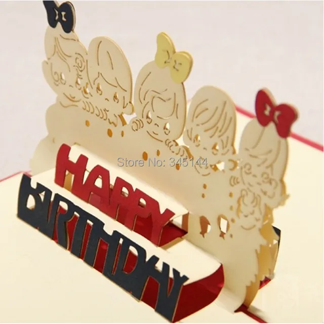 free shipping hot-selling 3d stereoscopic little girl gift baby