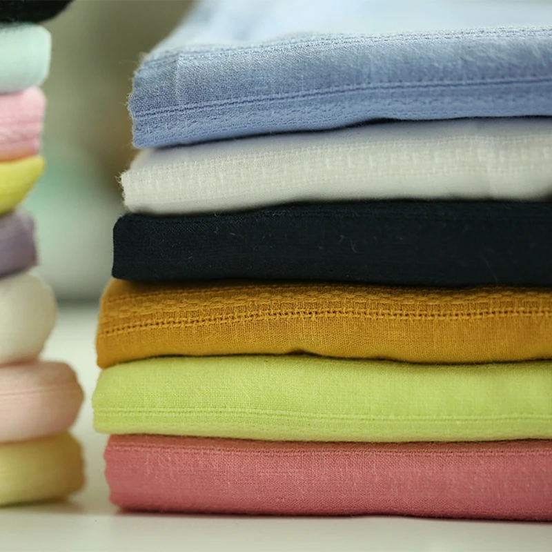 Spring and Summer Dyed Vertical Jacquard Cotton fabric for Women's Dresses Skirts Shirts and Children's garment 50X140cm T727
Spring and Summer Dyed Vertical Jacquard Cotton fabric for Women's Dresses Skirts Shirts and Children's garment 50X140cm T727