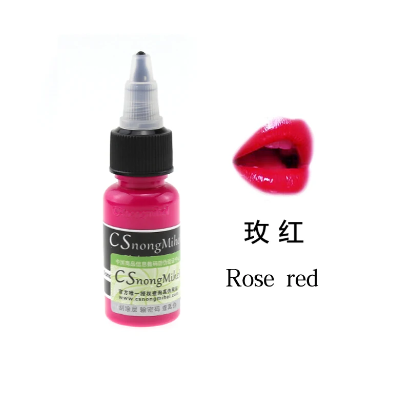 1 bottle professional Permanent Makeup Ink Lip Tattoo Ink Set 15ML Microblading Pigment ink For Lip Makeup 7 Colors For Choose
1 bottle professional Permanent Makeup Ink Lip Tattoo Ink Set 15ML Microblading Pigment ink For Lip Makeup 7 Colors For Choose