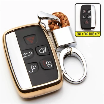 TPU Car Key Cover with PU Leather Car Key Ring Holder For Jaguar XE XJ XJL XF C-X16 V12 Guitar F X Typ XK XKR X-Type Scissors
TPU Car Key Cover with PU Leather Car Key Ring Holder For Jaguar XE XJ XJL XF C-X16 V12 Guitar F X Typ XK XKR X-Type Scissors
