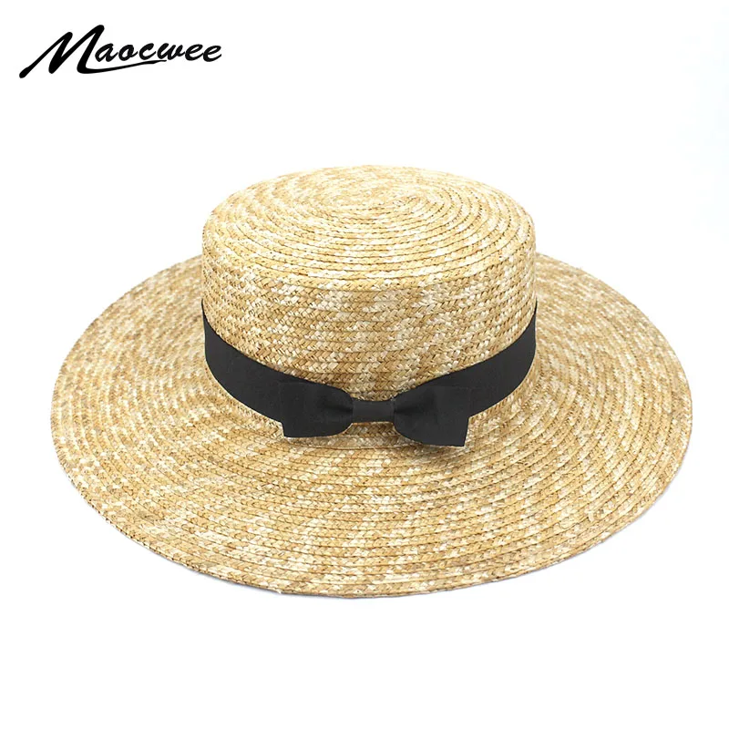 Women Summer Beach Sun Hats Brand New Flat Top Straw Hat Boater Hats Bone Feminino Straw Hats Women Wide Brim for Girl 2018
Women Summer Beach Sun Hats Brand New Flat Top Straw Hat Boater Hats Bone Feminino Straw Hats Women Wide Brim for Girl 2018