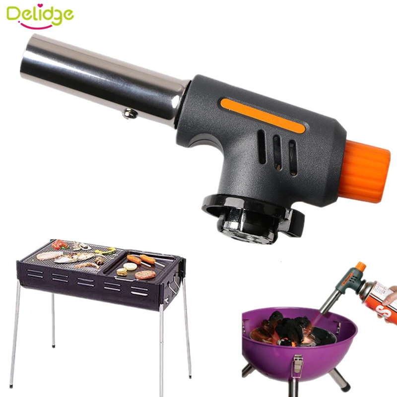 Delidge Gas Torch Flamethrower Butane Burner Automatic Ignition Baking Welding BBQ Camping Outdoor Flame Gun Kitchen Lighters
Delidge Gas Torch Flamethrower Butane Burner Automatic Ignition Baking Welding BBQ Camping Outdoor Flame Gun Kitchen Lighters