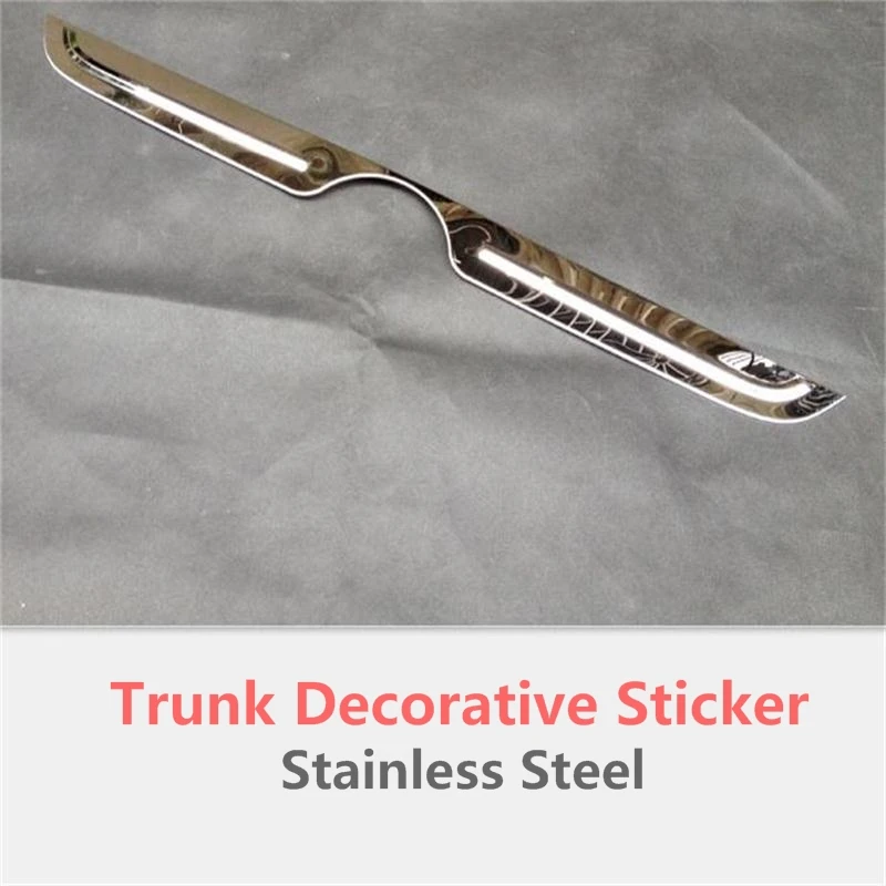 ABAIWAI Trunk Stainless Steel Sticker Decoration For Nissan X-Trail T32 Protective Exterior Car-Styling x trail 2014 2015 2016 | Автомобили