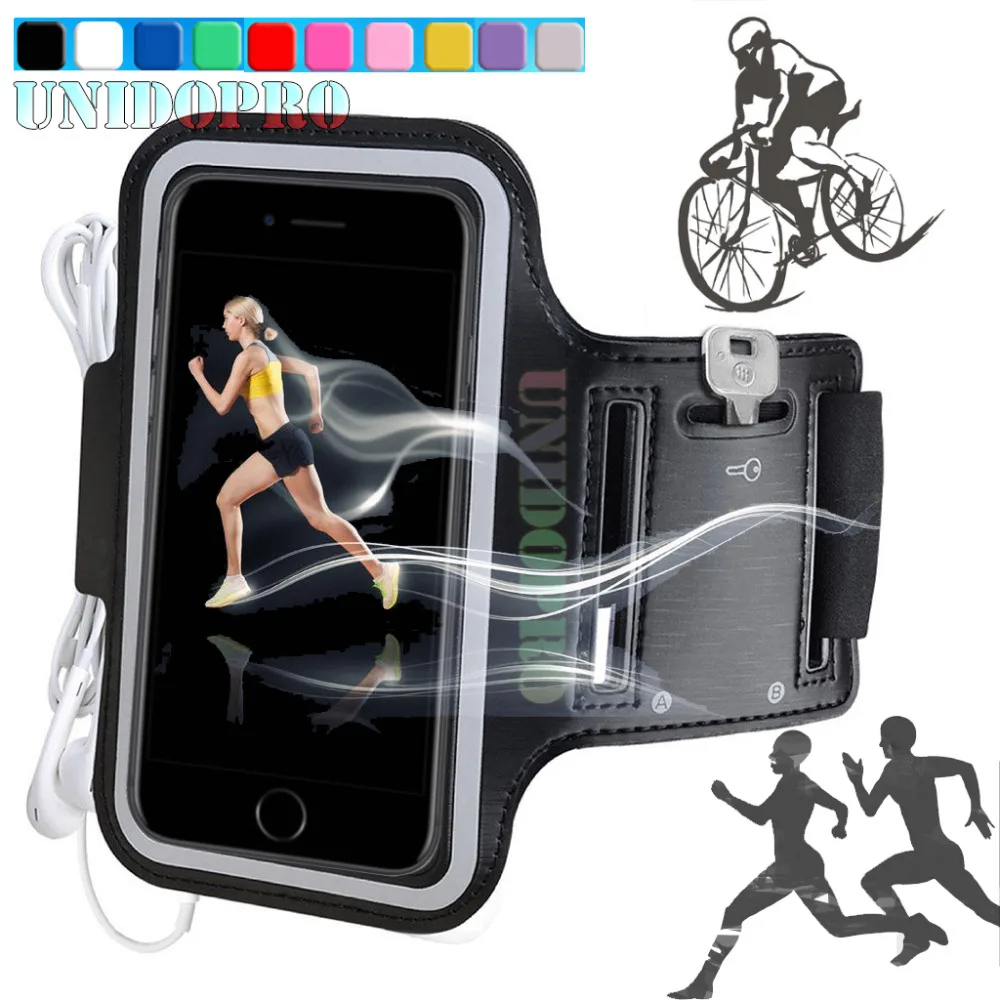 Mobile Phone Bags Cases for Samsung Galaxy S6 Edge Plus Note 10 9 8 5 A8 A7 Nylon Running Gym Sport Arm Band PU Leather Cover | Мобильные