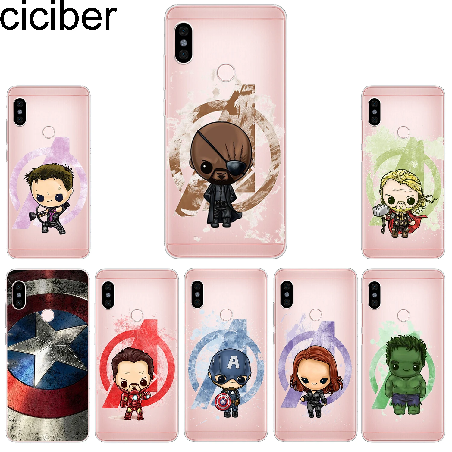 ciciber Phone Case for Xiaomi Mix Max 3 2 2s Soft Back Cover for Xiaomi Mi A2 9 8 6 5 F1 A1 5X 6X 5c 5s Lite Plus Pro SE Marvel
ciciber Phone Case for Xiaomi Mix Max 3 2 2s Soft Back Cover for Xiaomi Mi A2 9 8 6 5 F1 A1 5X 6X 5c 5s Lite Plus Pro SE Marvel