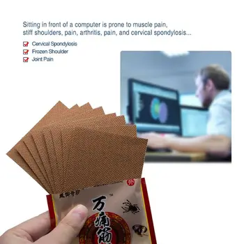 8Pcs/Bag Joint Pain Relieving Chinese Herbal Plant Extract Knee Rheumatoid Arthritis Patches Body Massager Pads Plaster
8Pcs/Bag Joint Pain Relieving Chinese Herbal Plant Extract Knee Rheumatoid Arthritis Patches Body Massager Pads Plaster