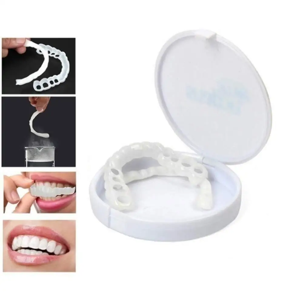 Perfect Fit Teeth Whitening Fake Tooth Cover Snap On Silicone Perfect Smile Veneers Teeth Upper Beauty Tool Cosmetic Teeth
Perfect Fit Teeth Whitening Fake Tooth Cover Snap On Silicone Perfect Smile Veneers Teeth Upper Beauty Tool Cosmetic Teeth