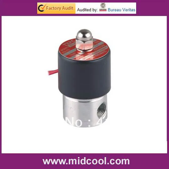 1/4'' STAINLESS STEEL SOLENOID VALVE 2S SERIES 2S025-08 WATER MINIATURE VALVE SMALL SIZE 2/2 WAY VALVE IN STOCK
1/4'' STAINLESS STEEL SOLENOID VALVE 2S SERIES 2S025-08 WATER MINIATURE VALVE SMALL SIZE 2/2 WAY VALVE IN STOCK