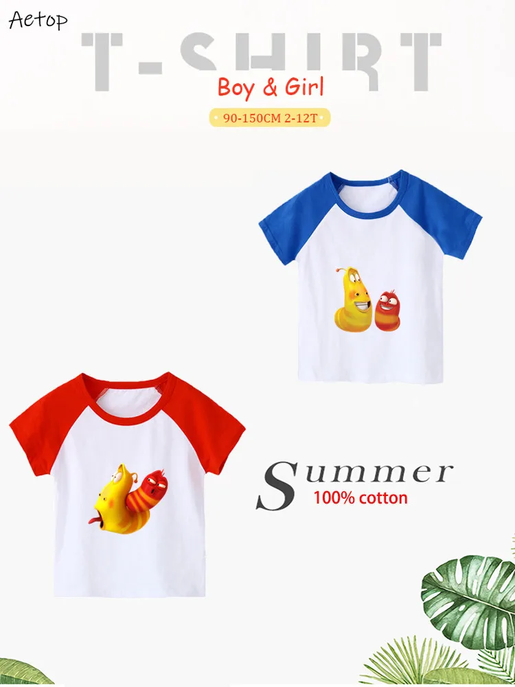 Kids infant casual t-shirt cartoon Larva t shirt for toddler boys girls baby summer top tee teens streetwear o-neck tshirt,b904
Kids infant casual t-shirt cartoon Larva t shirt for toddler boys girls baby summer top tee teens streetwear o-neck tshirt,b904