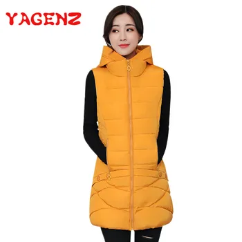 YAGENZ Autumn And Winter Clothes Vest Coat Women Tops Down Cotton Jacket Long Vest Coat Bodywarmer Women Hooded Sleeveless Coats
YAGENZ Autumn And Winter Clothes Vest Coat Women Tops Down Cotton Jacket Long Vest Coat Bodywarmer Women Hooded Sleeveless Coats