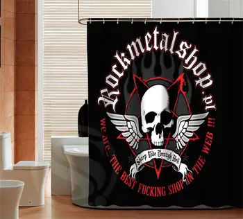 Classic Metal Rock bath curtain latest New custom Shower Curtain Bathroom Decor polyester fabric Bath screens
Classic Metal Rock bath curtain latest New custom Shower Curtain Bathroom Decor polyester fabric Bath screens