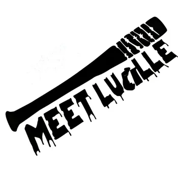 14.1cm11.4cm Funny The Walking Dead MEET LUCILLE Negan waterproof motorcycle Decal Car Sticker Vinyl Black/White
14.1cm11.4cm Funny The Walking Dead MEET LUCILLE Negan waterproof motorcycle Decal Car Sticker Vinyl Black/White