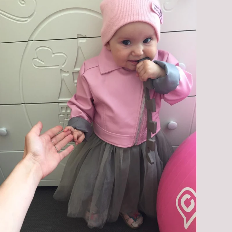 children PU jacket, 2-7 year old Girls motorcycle leather fashion diagonal zipper jacket with dress Detachable Baby girl
children PU jacket, 2-7 year old Girls motorcycle leather fashion diagonal zipper jacket with dress Detachable Baby girl
