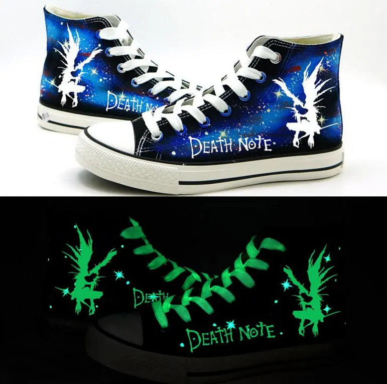 Death Note Cosplay Canvas Shoes Luminous Casual Shoes High Top Lovers Shoes Men And Women Student Shoes Size 35-43
Death Note Cosplay Canvas Shoes Luminous Casual Shoes High Top Lovers Shoes Men And Women Student Shoes Size 35-43