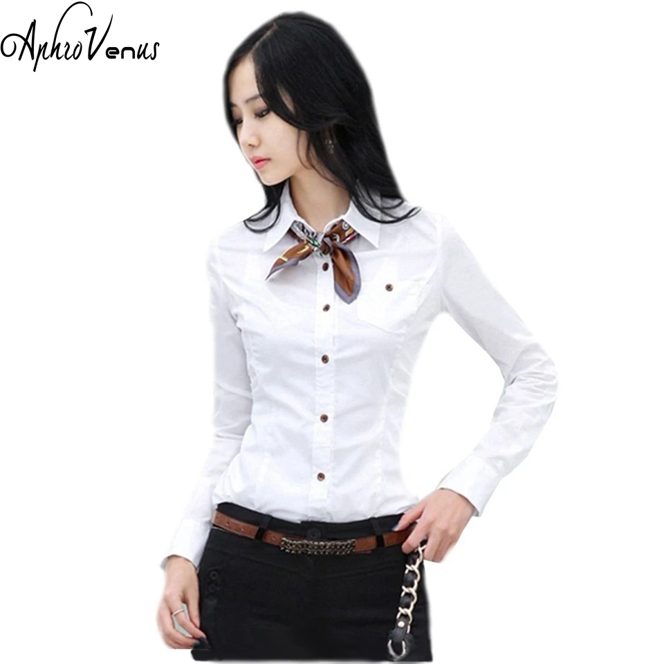 Shirts Women Tops And Blouses 2018 New Fashion Top Femme Turn-Down Collar Long Sleeve Big Sizes A White Blouse
Shirts Women Tops And Blouses 2018 New Fashion Top Femme Turn-Down Collar Long Sleeve Big Sizes A White Blouse