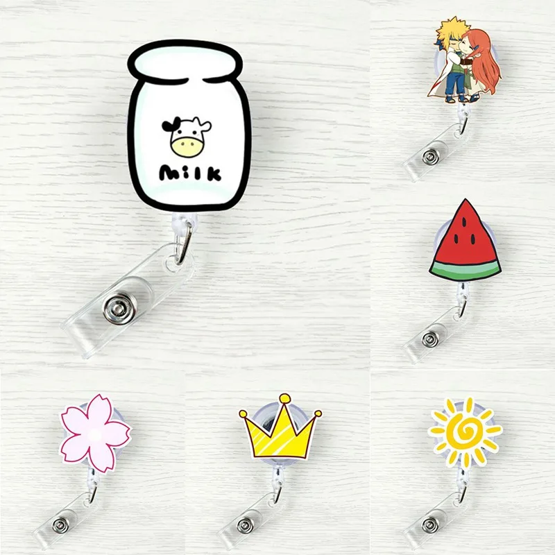 1 Piece Cartoon Retractable Pull Badge Holder Reel ID Key Lanyard Name Tag Card Badge Holder Reels For KIDS Office Supplies
1 Piece Cartoon Retractable Pull Badge Holder Reel ID Key Lanyard Name Tag Card Badge Holder Reels For KIDS Office Supplies
