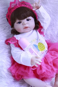 NPK Full Body Silicone Reborn Girl Baby Doll Toys Lifelike Baby-Reborn Doll Child Birthday Christmas Bebes reborn bonecas 
NPK Full Body Silicone Reborn Girl Baby Doll Toys Lifelike Baby-Reborn Doll Child Birthday Christmas Bebes reborn bonecas