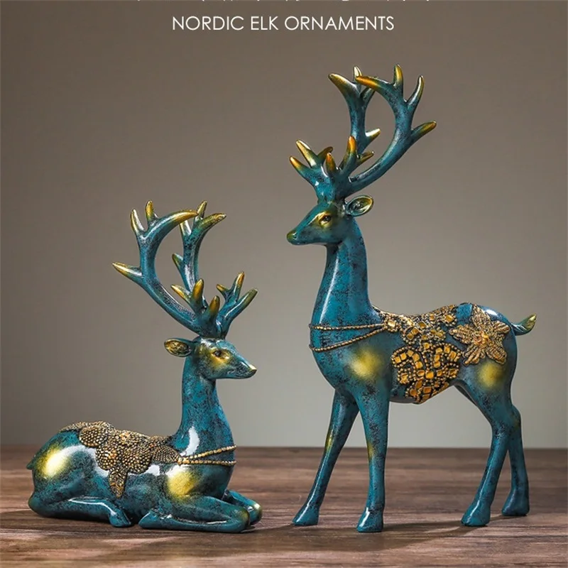 Toy Figures Christmas Gift Model Decoration European lucky deer resin wine cabinet porch decorative resin gift birthday
Toy Figures Christmas Gift Model Decoration European lucky deer resin wine cabinet porch decorative resin gift birthday