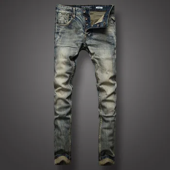 Classic Retro Design Men Jeans High Quality Slim Fit Denim Buttons Pants Famous Balplein Brand Jeans Men Vintage Jeans Homme
Classic Retro Design Men Jeans High Quality Slim Fit Denim Buttons Pants Famous Balplein Brand Jeans Men Vintage Jeans Homme
