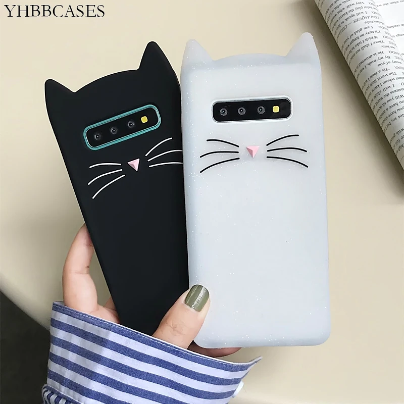 YHBBCASES Cartoon Phone Cases For Samsung Galaxy S8 S9 S10 Plus Bling Lovely 3D Whiskers Cat Soft Cover For Samsung Note9 Note 8
YHBBCASES Cartoon Phone Cases For Samsung Galaxy S8 S9 S10 Plus Bling Lovely 3D Whiskers Cat Soft Cover For Samsung Note9 Note 8