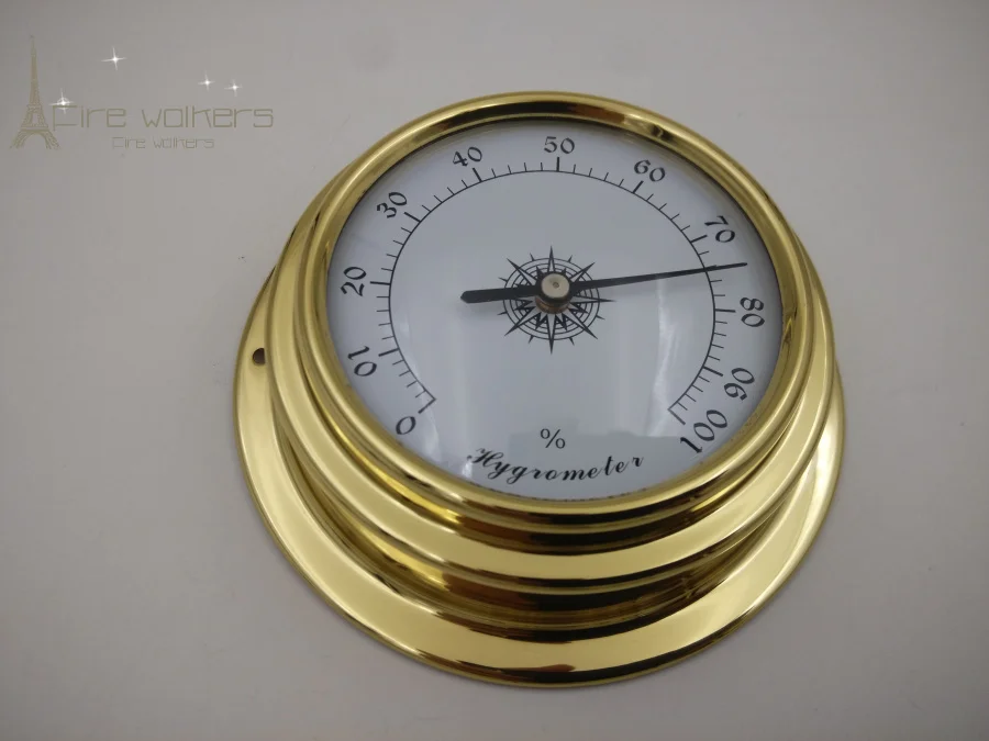 Copper shell Round Accurate Humidity Meter Hygrometer Indoor Outdoor Humidors Chinese for Sailing ships corrosion resistance 98
Copper shell Round Accurate Humidity Meter Hygrometer Indoor Outdoor Humidors Chinese for Sailing ships corrosion resistance 98