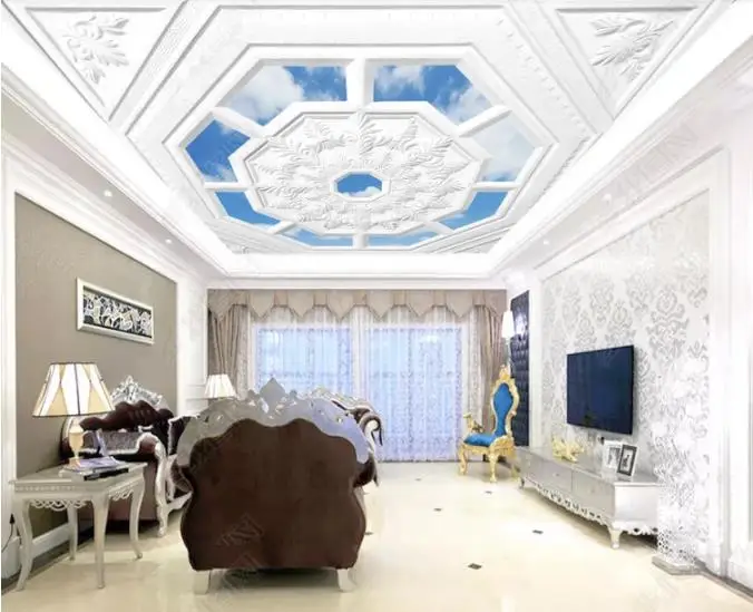 Custom 3D Ceiling Mural Wallpaper 3D Embossed plaster line 3D Wallpaper Living Room Photo Mural 3D Ceiling Home Improvement
Custom 3D Ceiling Mural Wallpaper 3D Embossed plaster line 3D Wallpaper Living Room Photo Mural 3D Ceiling Home Improvement