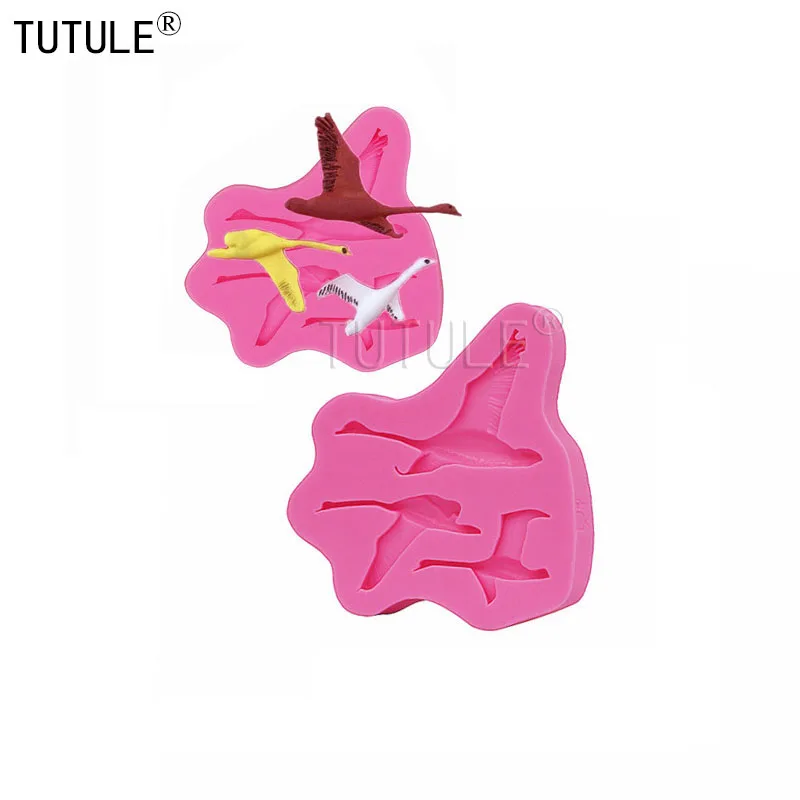 Fondant Cake Decorating Tools Three Geese Birds Fondant Cake Mold Chocolate Dessert Decoration Cookie Mousse Ring Diy Baking
Fondant Cake Decorating Tools Three Geese Birds Fondant Cake Mold Chocolate Dessert Decoration Cookie Mousse Ring Diy Baking