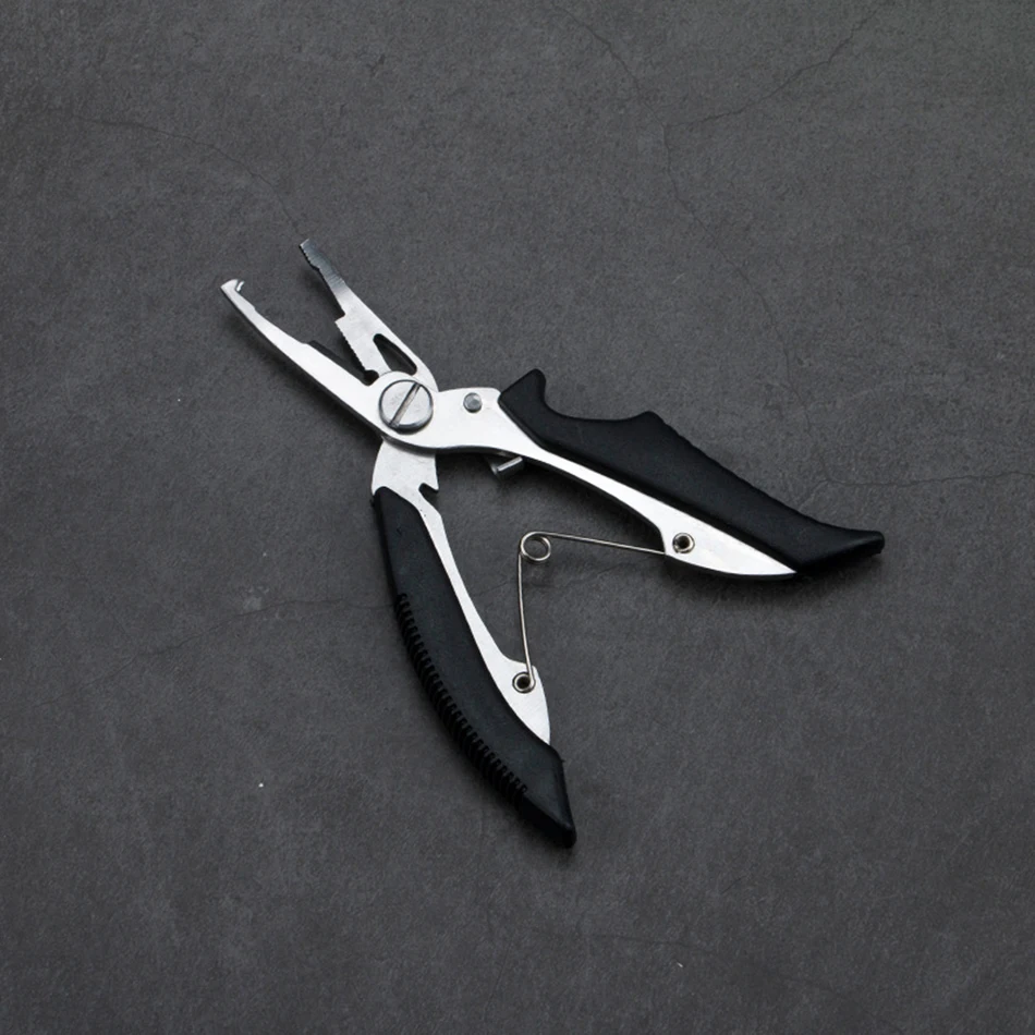 Multifunctional Stainless steel fishing tongs black multifunctional small pliers fishing scissors tools clamp
Multifunctional Stainless steel fishing tongs black multifunctional small pliers fishing scissors tools clamp