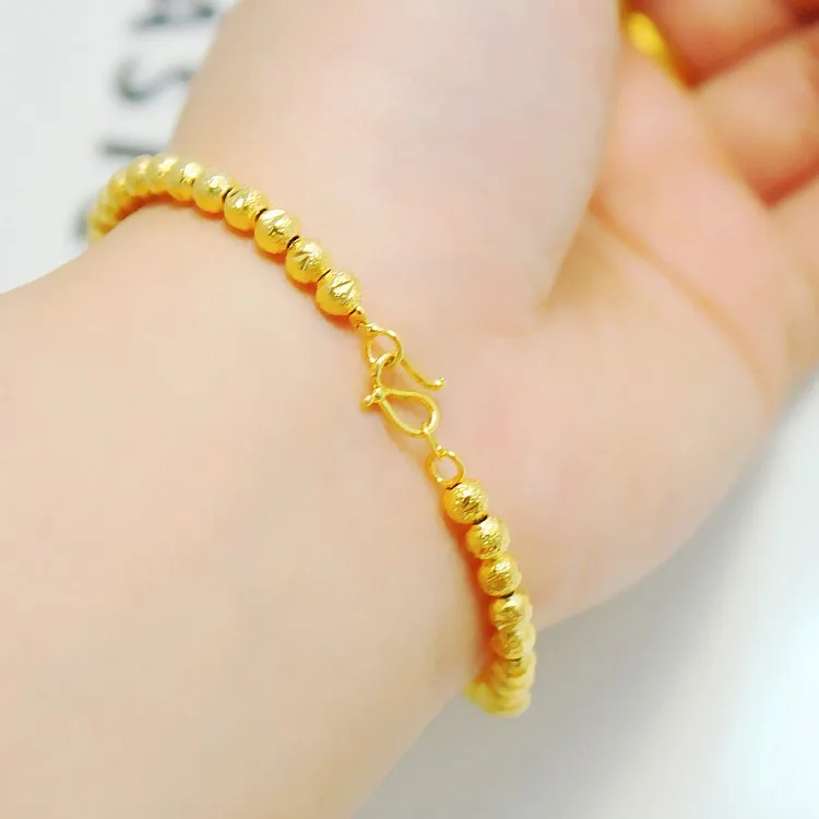 FREE SHIPPING Classical Top Trendy 3MM Small Beads 24K Gold-plate 1:1 Quality Handmade in Hongkong Gold Shop Elegant Bracelet
FREE SHIPPING Classical Top Trendy 3MM Small Beads 24K Gold-plate 1:1 Quality Handmade in Hongkong Gold Shop Elegant Bracelet