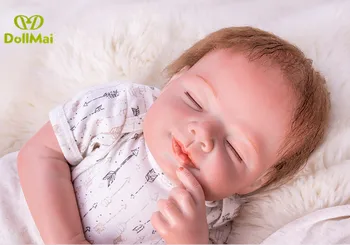 22" realistic Silicone Reborn Baby Doll Toys real Baby sleeping dolls newborn babies boy doll Gift dolls for girls bebes reborn
22" realistic Silicone Reborn Baby Doll Toys real Baby sleeping dolls newborn babies boy doll Gift dolls for girls bebes reborn