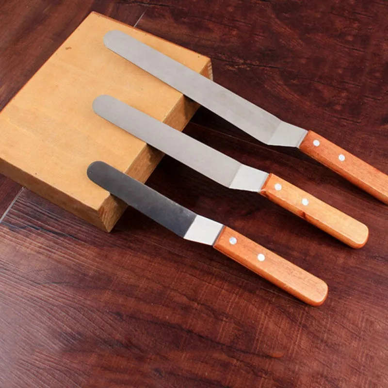 Stainless Steel Butter Cake Cream Knife Smoother Tools Home Spatula Smoother Icing Frosting Spreader Fondant Pastry Cake Tools
Stainless Steel Butter Cake Cream Knife Smoother Tools Home Spatula Smoother Icing Frosting Spreader Fondant Pastry Cake Tools