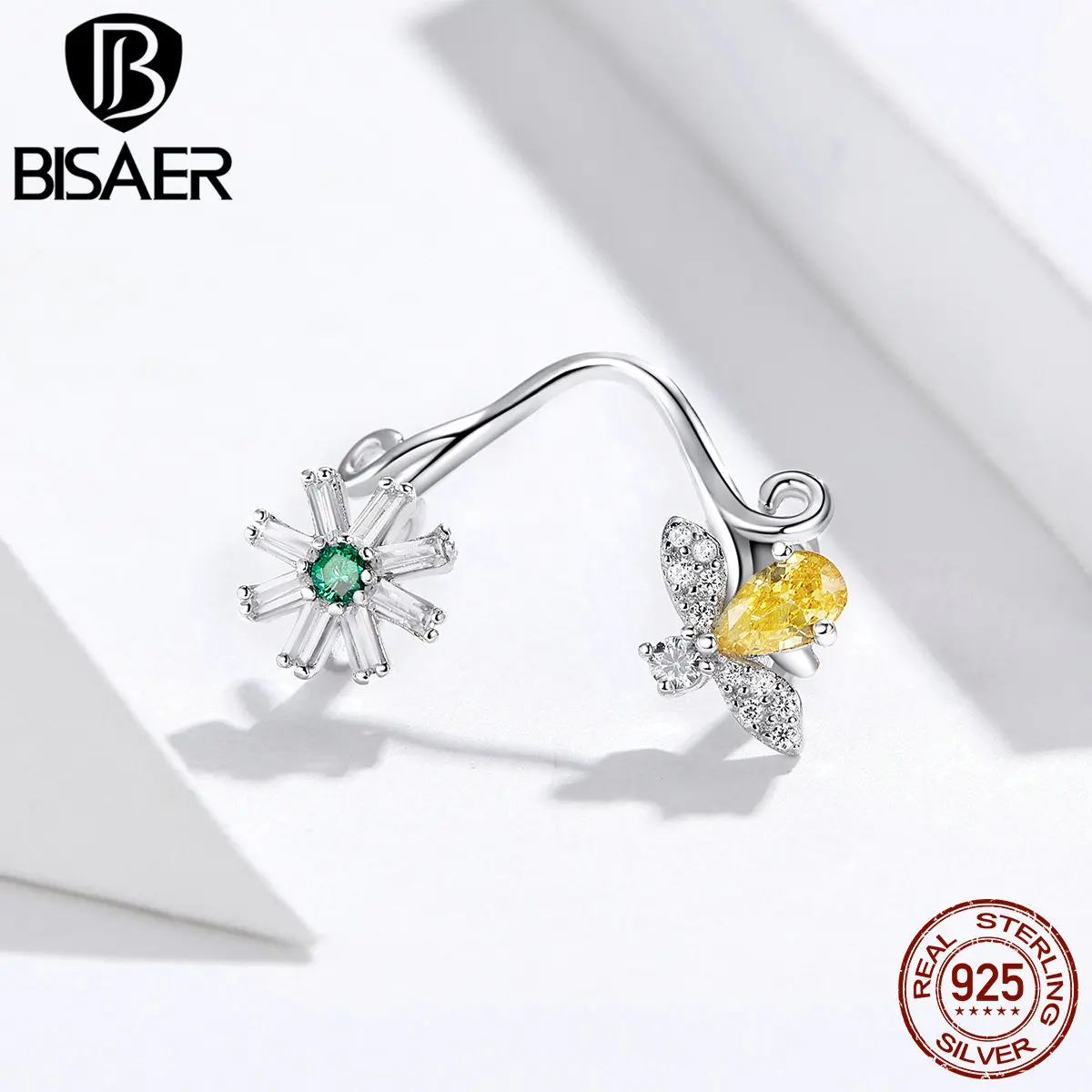 BISAER Authentic 925 Sterling Silver Dazzling CZ Cute Bee Daisy Beads Charm Fit Pan Bracelet Elegant Jewelry Women Gifts GXC1220
BISAER Authentic 925 Sterling Silver Dazzling CZ Cute Bee Daisy Beads Charm Fit Pan Bracelet Elegant Jewelry Women Gifts GXC1220