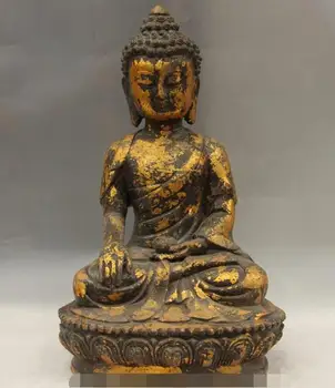 Free shipping S03468 12 Tibet Buddhism Temple Folk Old Copper Bronze Amitabha Sakyamuni Buddha Statue
Free shipping S03468 12 Tibet Buddhism Temple Folk Old Copper Bronze Amitabha Sakyamuni Buddha Statue