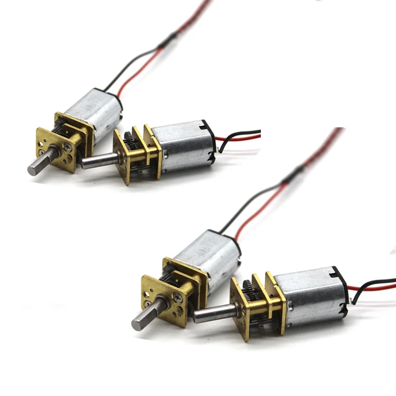 4PCS 12mm N20 3V~6V 210RPM 400RPM Gear Motor Speed Reduction DC Motor Electric Gear Box Gearwheel 3mm Shaft for DIY Car Model
4PCS 12mm N20 3V~6V 210RPM 400RPM Gear Motor Speed Reduction DC Motor Electric Gear Box Gearwheel 3mm Shaft for DIY Car Model