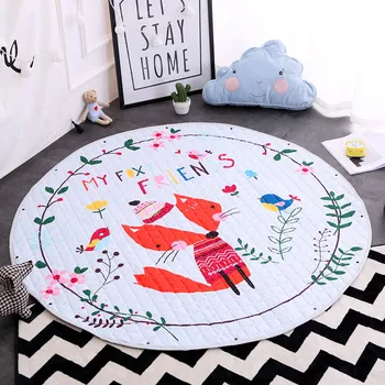 Anti-slip Cartoon Infant Crawling Mat Lovely Fox Animal Flowers Toys Storage Rugs For Children Travel Bedroom Folding Carpet
Anti-slip Cartoon Infant Crawling Mat Lovely Fox Animal Flowers Toys Storage Rugs For Children Travel Bedroom Folding Carpet