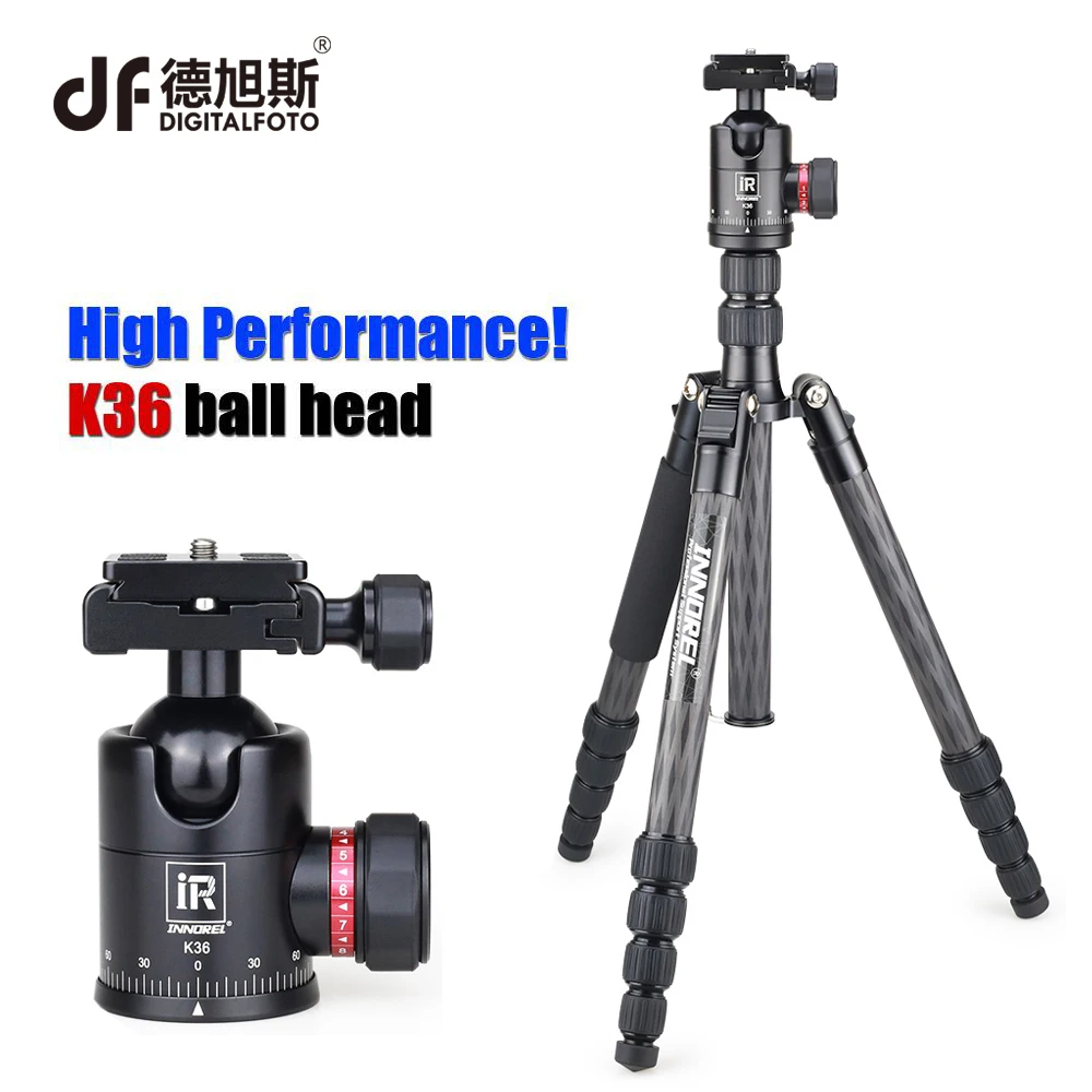 DIGITALFOTO RT55C carbon fiber professional camera video travel portable DSLR tripod with ball head for CANON NIKON photographer
DIGITALFOTO RT55C carbon fiber professional camera video travel portable DSLR tripod with ball head for CANON NIKON photographer