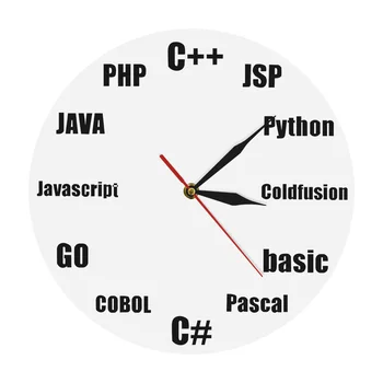 Program Nerd Quartz Wall Clock Nest of Design Time Clock IT Programer Clock Modern Home Decor Unique Gift For Programer
Program Nerd Quartz Wall Clock Nest of Design Time Clock IT Programer Clock Modern Home Decor Unique Gift For Programer
