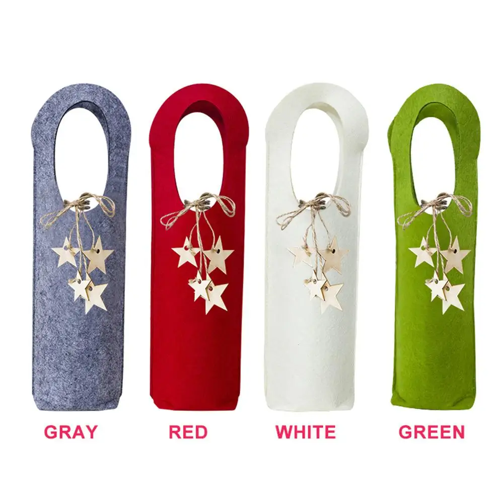 1 PC Christmas Red Wine Bottle Case Christmas Felt Wine Bottle Bag Cover Gift Felt Bag
1 PC Christmas Red Wine Bottle Case Christmas Felt Wine Bottle Bag Cover Gift Felt Bag