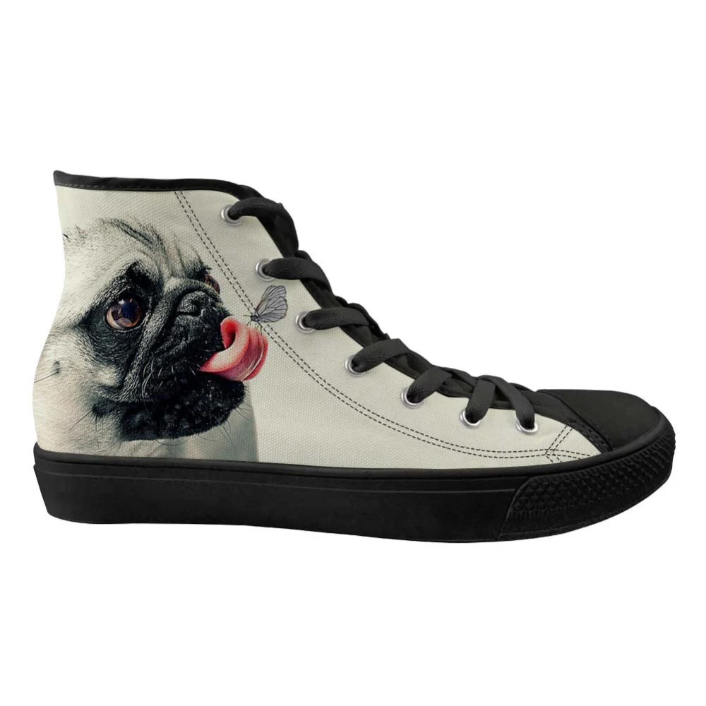 Customized Cool 3D Pug/Chihuahua Dogs Pattern Canvas Shoes Fashion Men High-Top Vulcanize Shoes Classic Man Flats Canvas Shoes
Customized Cool 3D Pug/Chihuahua Dogs Pattern Canvas Shoes Fashion Men High-Top Vulcanize Shoes Classic Man Flats Canvas Shoes