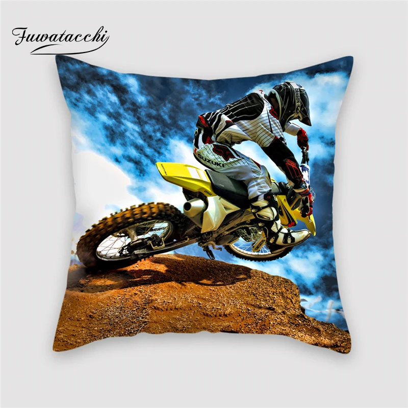 Fuwatacchi Racing Car Cushion Cover Motocross Printed Pillow Cover Motorcycle Stunts For Car Home Decor Pillows Cover
Fuwatacchi Racing Car Cushion Cover Motocross Printed Pillow Cover Motorcycle Stunts For Car Home Decor Pillows Cover