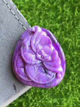 Genuine Natural Royal Purple Sugilite Pendant Women Necklace South Africa Crystal Round Shape Stone Pendant 30x25mm AAAAA
Genuine Natural Royal Purple Sugilite Pendant Women Necklace South Africa Crystal Round Shape Stone Pendant 30x25mm AAAAA
