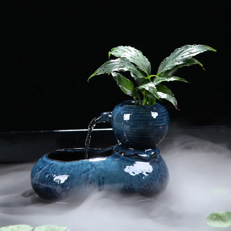 Ceramic Desktop Indoor Water Fountain Ornaments Living Room Office or Home Table Decoration Feng Shui Figurines G $
Ceramic Desktop Indoor Water Fountain Ornaments Living Room Office or Home Table Decoration Feng Shui Figurines G $