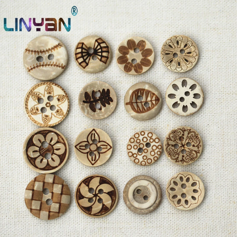 100pcs Sewing accessories supplies DIY handwork botoes Coconut shell Natural wooden buttons for craft Costura fastener ZL5558
100pcs Sewing accessories supplies DIY handwork botoes Coconut shell Natural wooden buttons for craft Costura fastener ZL5558