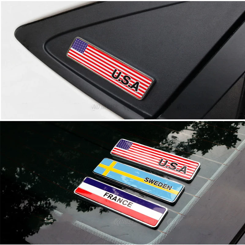 3D Chrome Car Flag Emblem Window Body Sticker For Audi A3 A6 C5 C6 VW Polo Toyota Corolla Renault Dacia Duster Lada Vesta
3D Chrome Car Flag Emblem Window Body Sticker For Audi A3 A6 C5 C6 VW Polo Toyota Corolla Renault Dacia Duster Lada Vesta