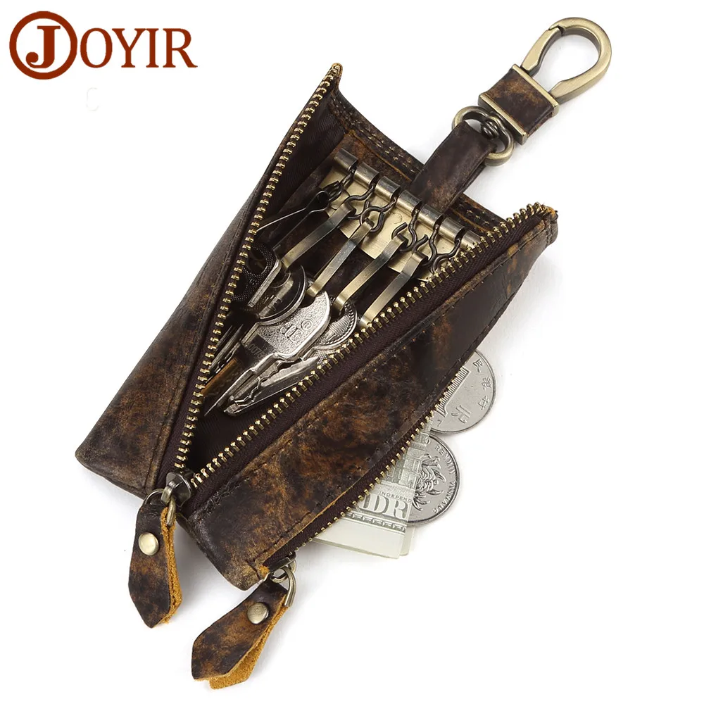 JOYIR 2019 Genuine Cow Leather Men Key Wallet Multi Function Key Case Housekeeper Keys Coin Pocket Zipper Case Male Quality K031
JOYIR 2019 Genuine Cow Leather Men Key Wallet Multi Function Key Case Housekeeper Keys Coin Pocket Zipper Case Male Quality K031